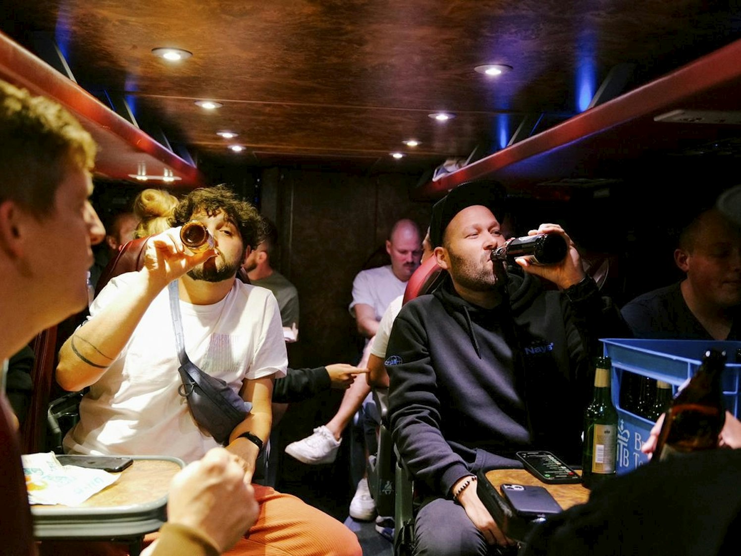Querbeat im Nightliner auf der Rückfahrt nach Köln