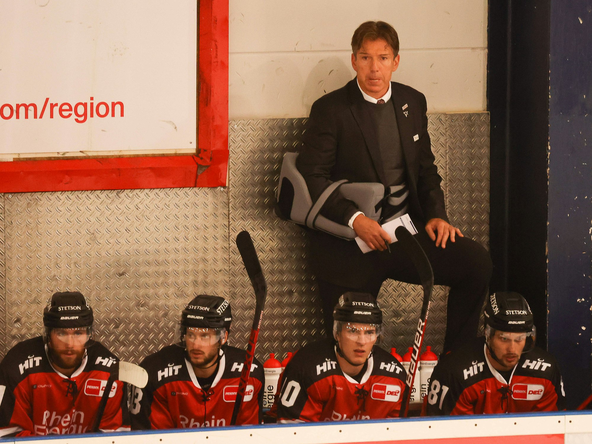 Uwe Krupp, Trainer der Kölner Haie.