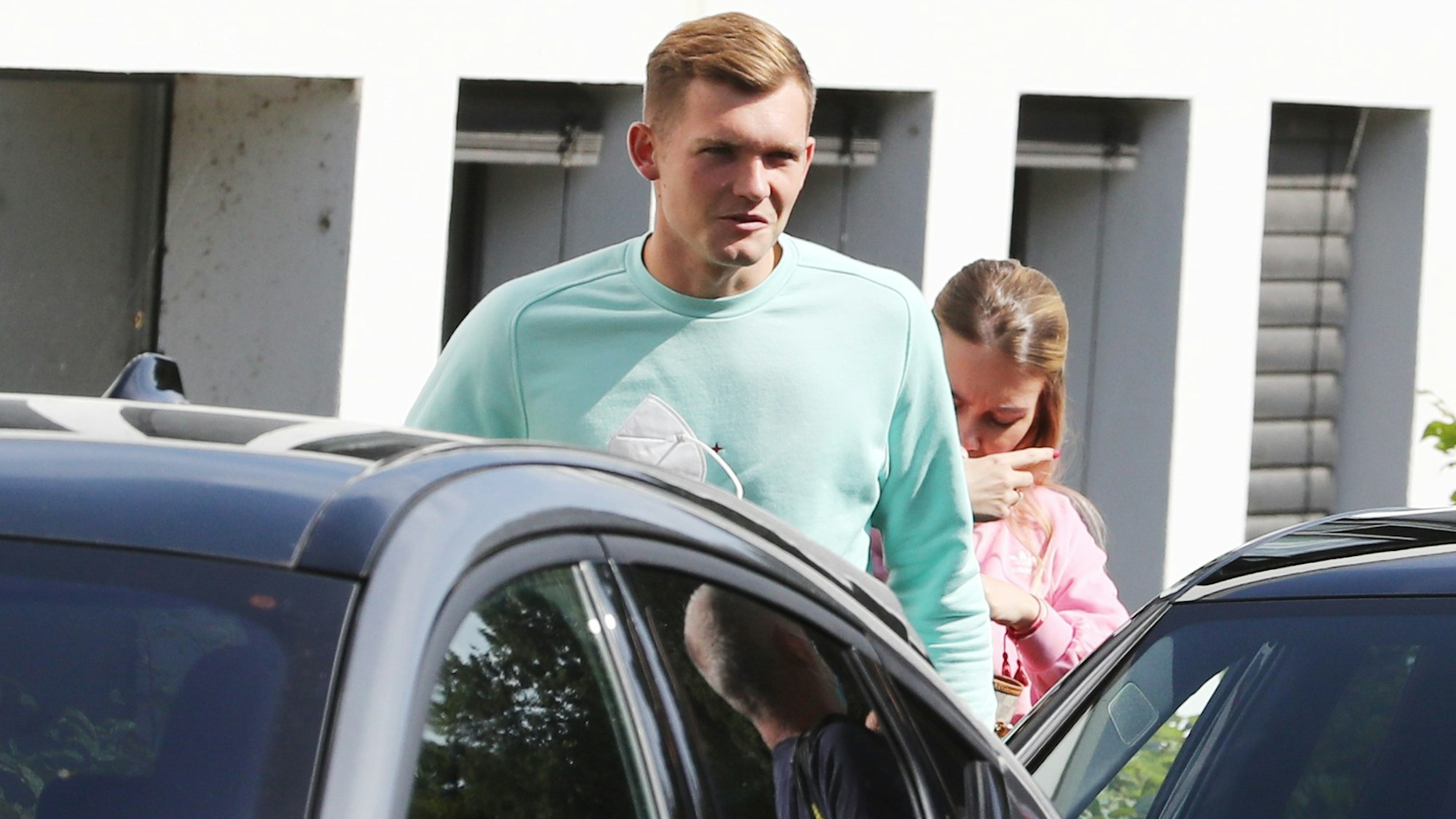 FC-Neuzugang Luca Kilian kommt am Geißbockheim an.