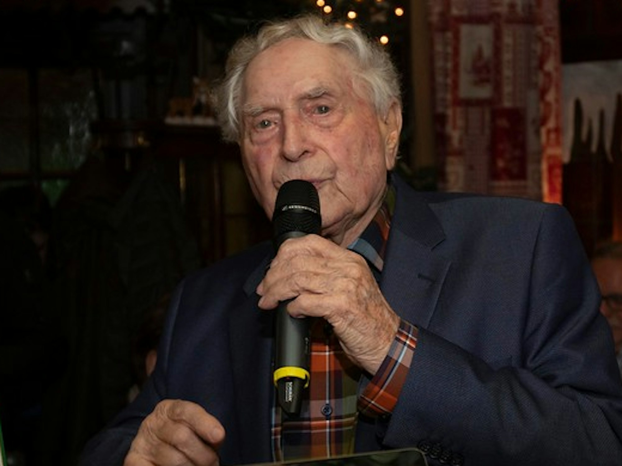 Ludwig Sebus bei enem Kölntalk im März 2018.