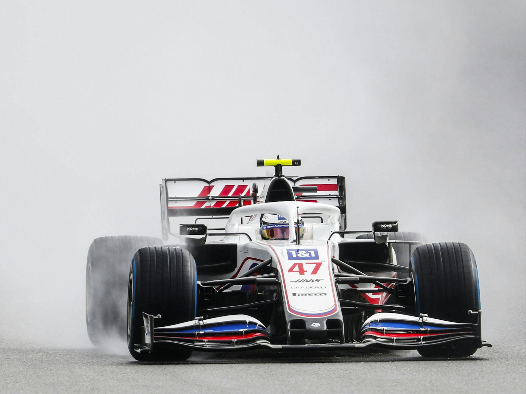 Mick Schumacher landetet beim Qualifying für den Großen Preis von Belgien auf dem 18. Platz.