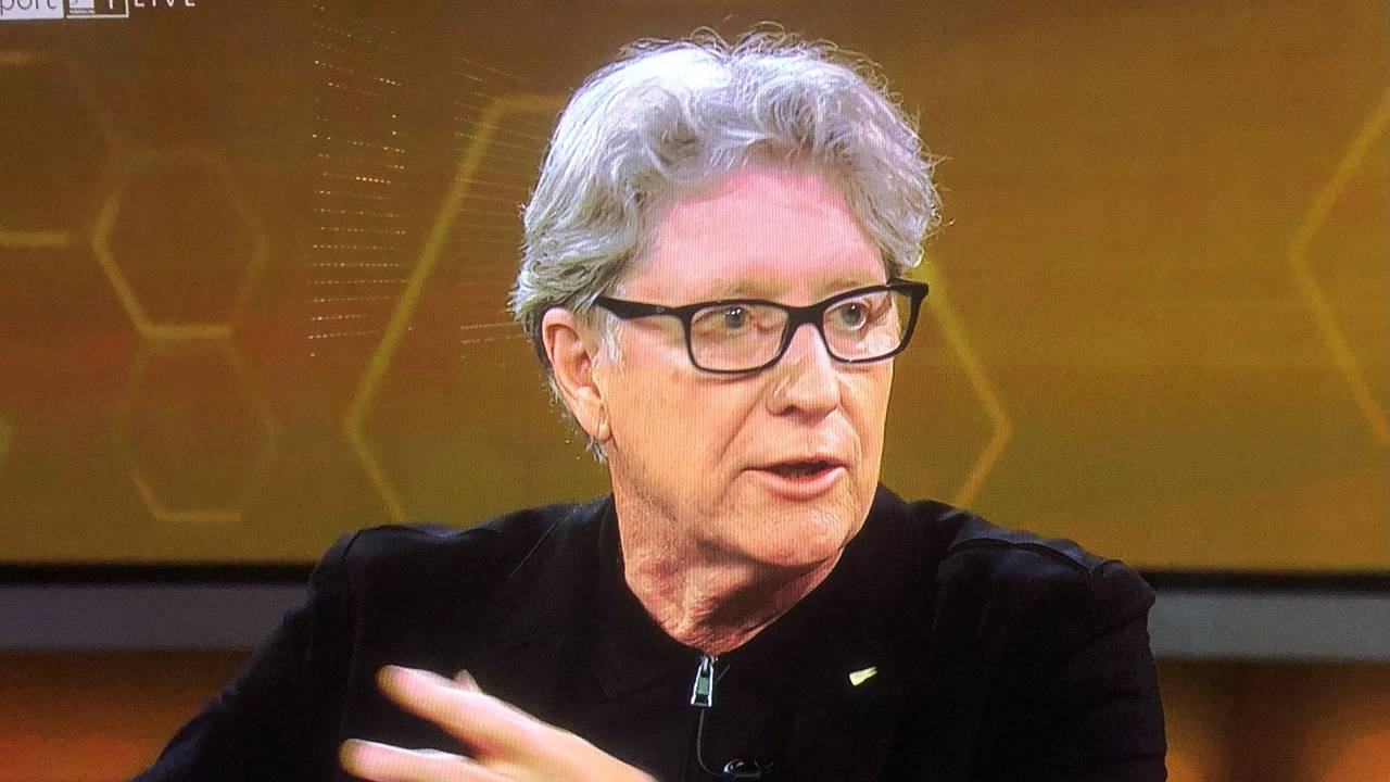 Toni Schumacher, ehemaliger Torwart des DFB und des 1. FC Köln, am 29. August 2021 bei Sky 90.