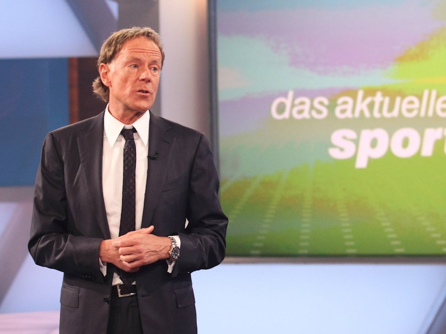Wolf-Dieter Poschmann moderiert das ZDF-Sportstudio.