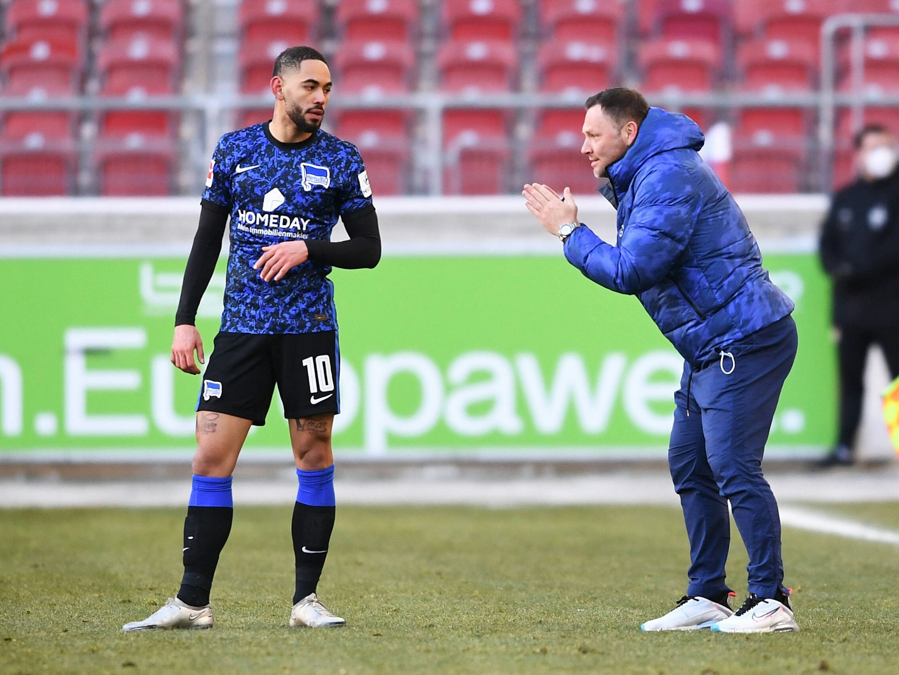 Pal Dardai fleht seinen Spieler Matheus Cunha an, der mittlerweile bei Atlético Madrid spielt.