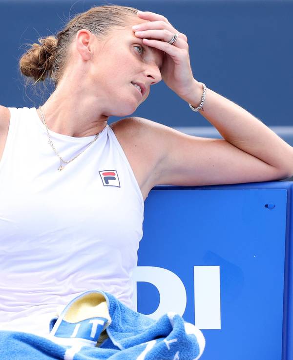 Tschechin Karolina Pliskova muss ohne Trainer bei den US Open antreten.