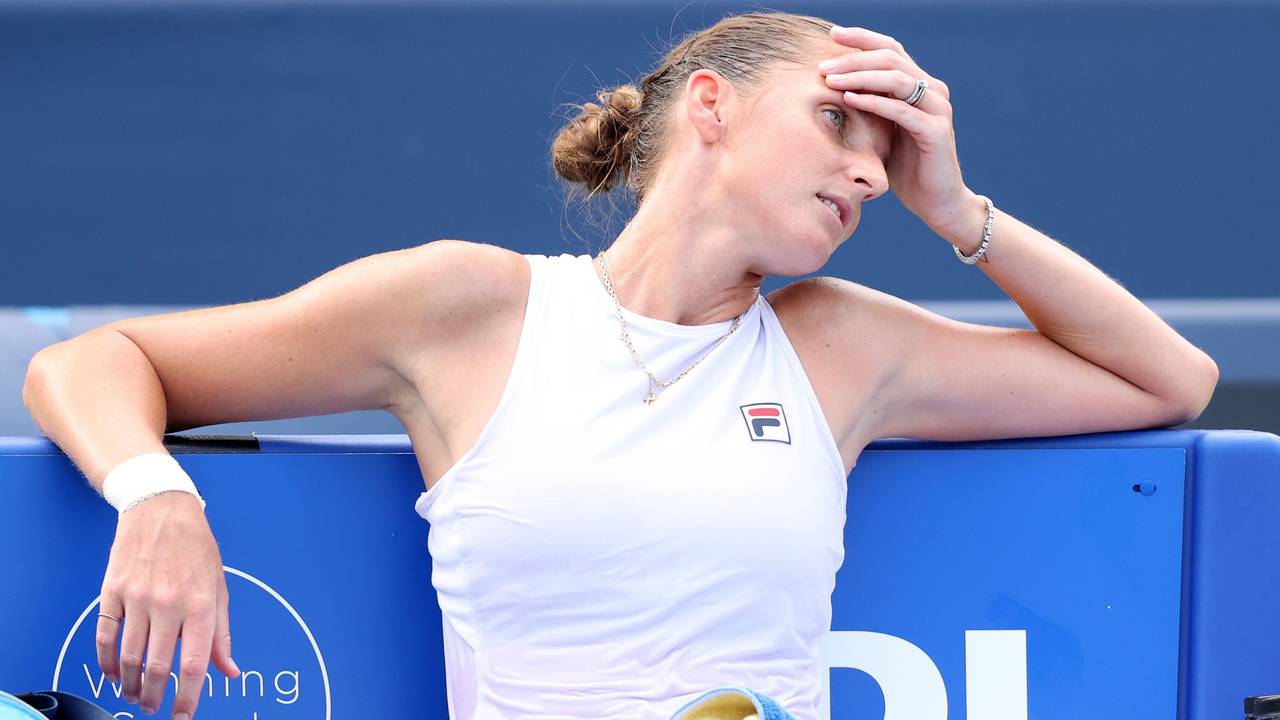 Tschechin Karolina Pliskova muss ohne Trainer bei den US Open antreten.