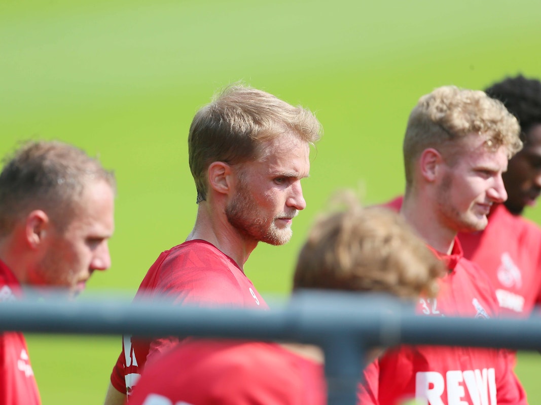 Sebastian Andersson während des Trainings des 1. FC Köln.