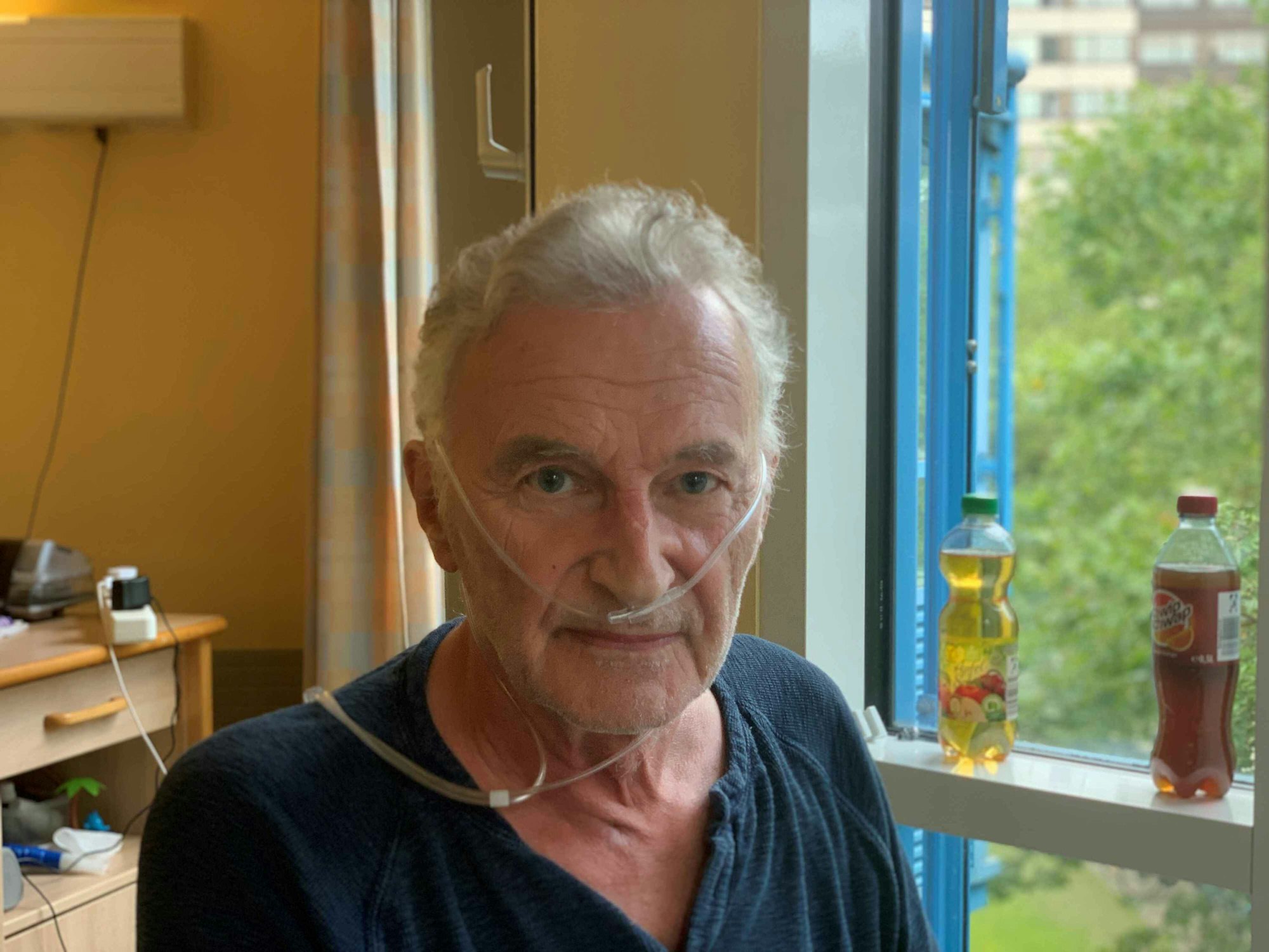 Reiner Hömig am 30. August 2021 im Reha-Zentrum in Köln