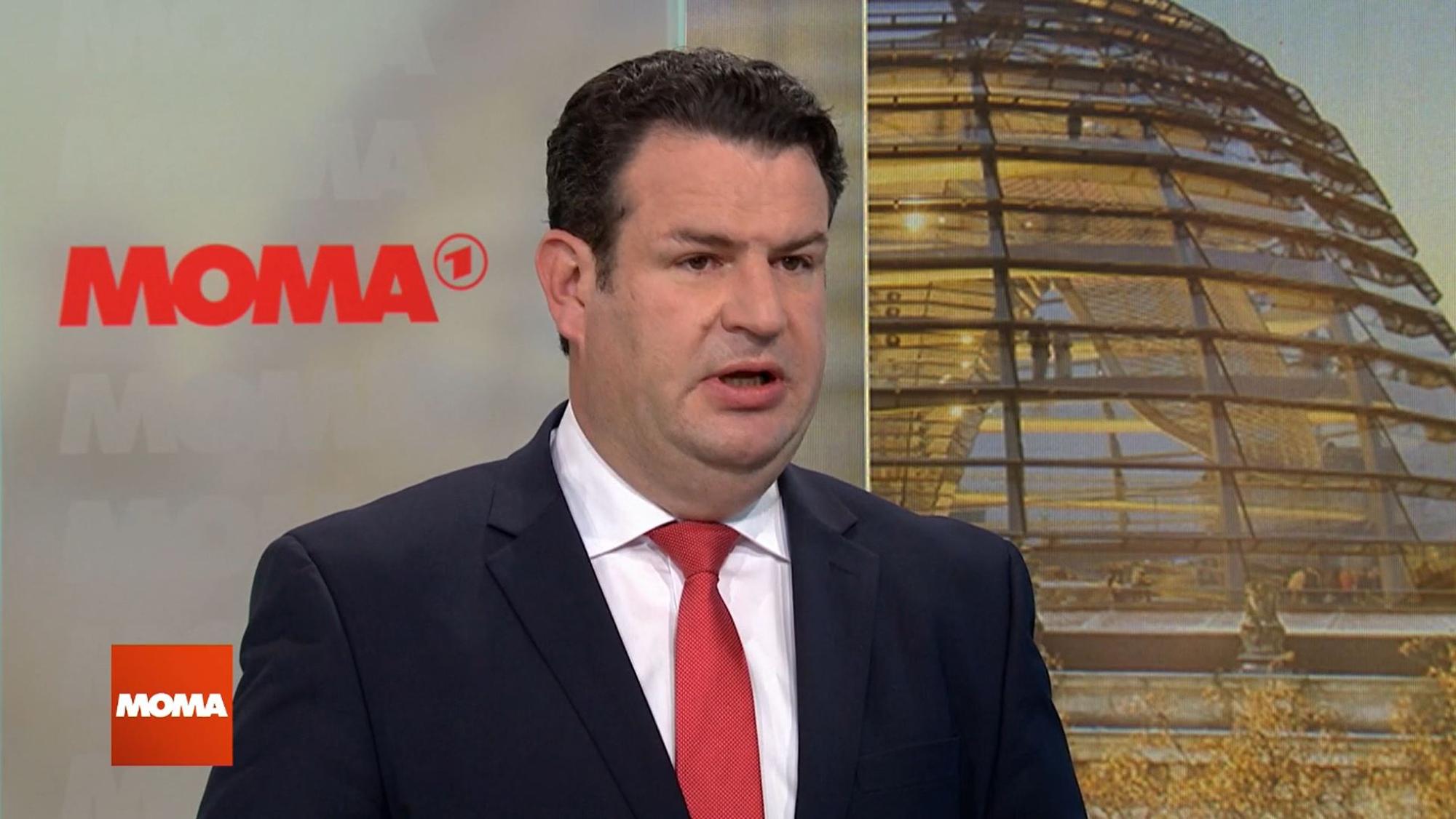 Arbeitsminister Hubertus Heil spricht im ARD-Morgenmagazin am Dienstag (1. September) Klartext über Corona-Regeln am Arbeitsplatz.