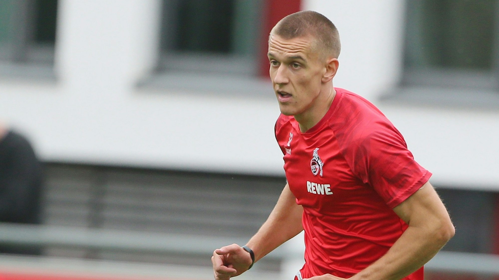 Florian Dietz (1. FC Köln) beim Training am Geißbockheim.