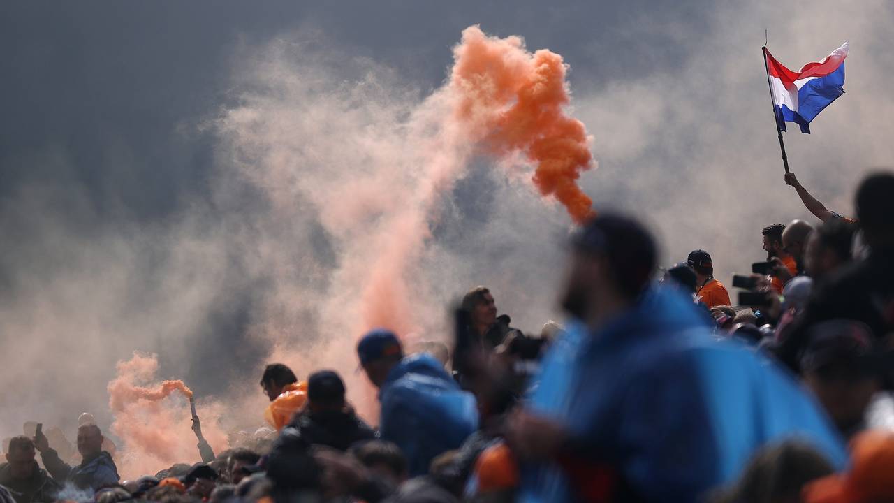 Niederländische Fans in Spa.