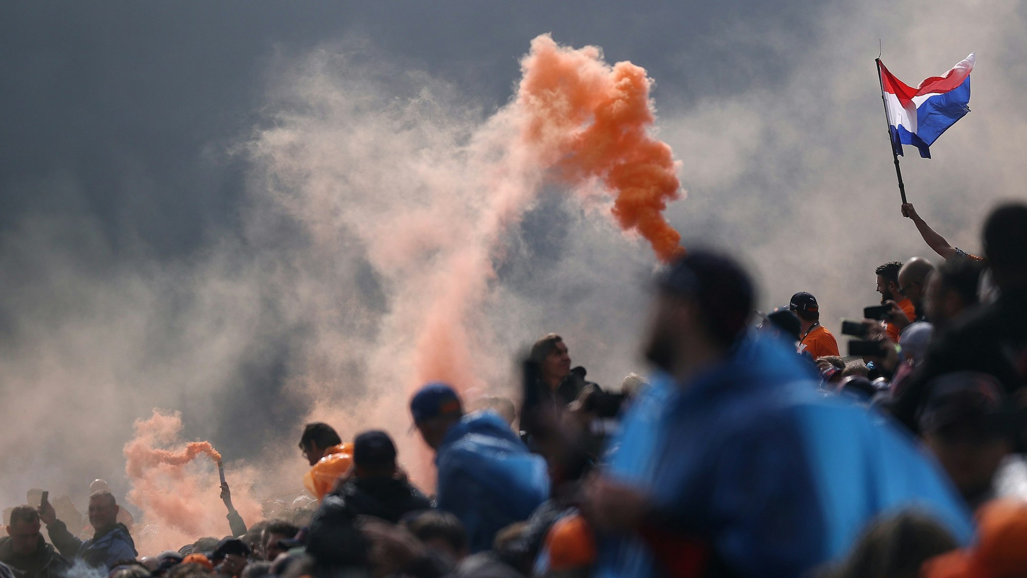 Niederländische Fans in Spa.