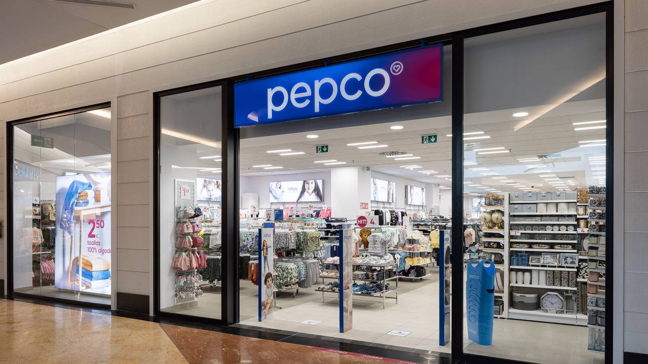 Eine Pepco-Filiale in einem Einkaufszentrum.