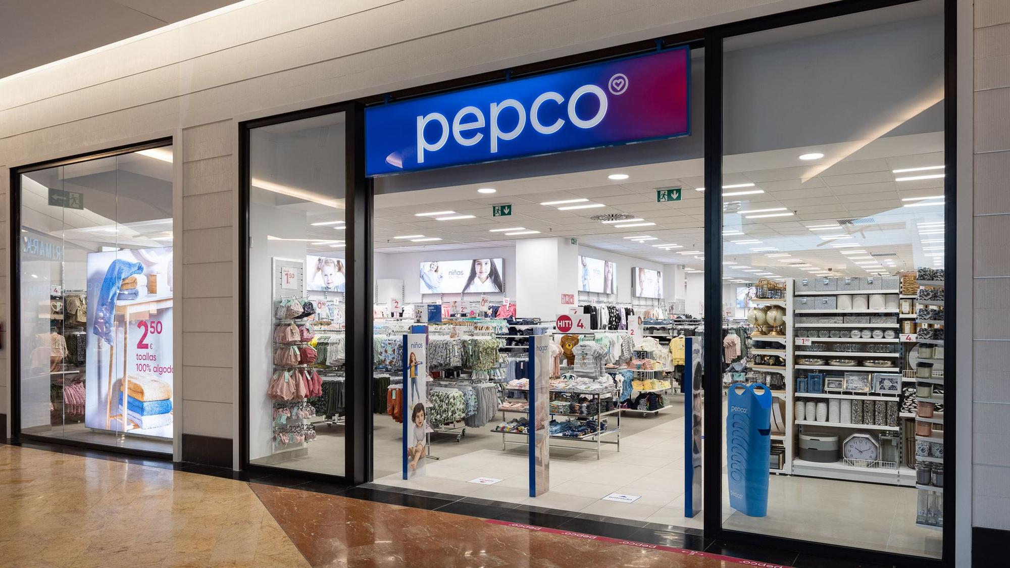 Eine Pepco-Filiale in einem Einkaufszentrum.