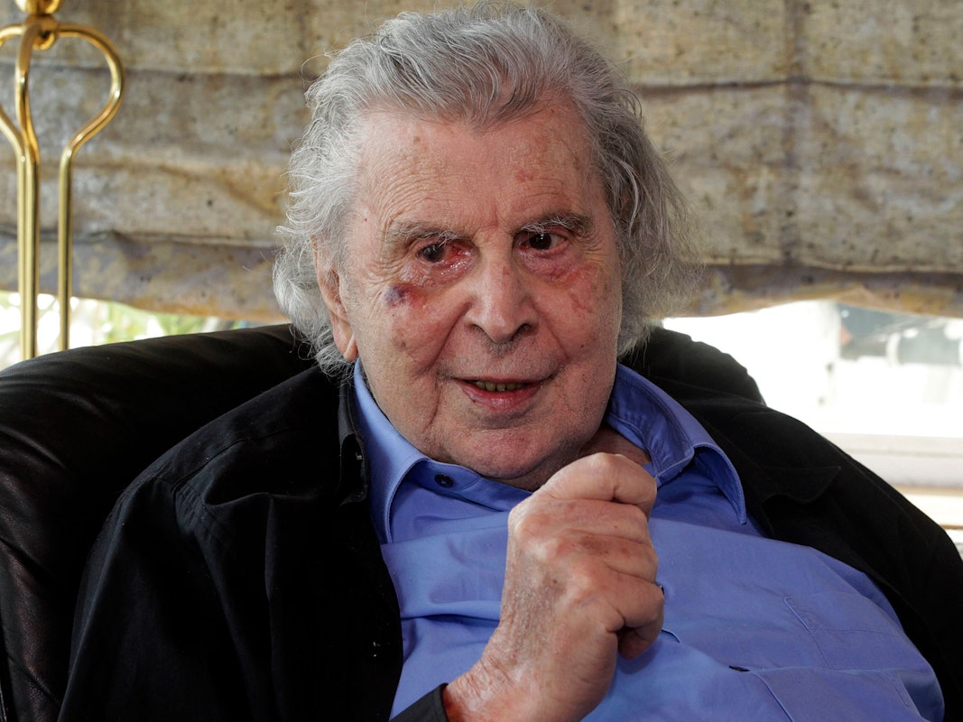 Komponist Mikis Theodorakis (hier ein Foto vom 24. Februar 2015) ist tot.