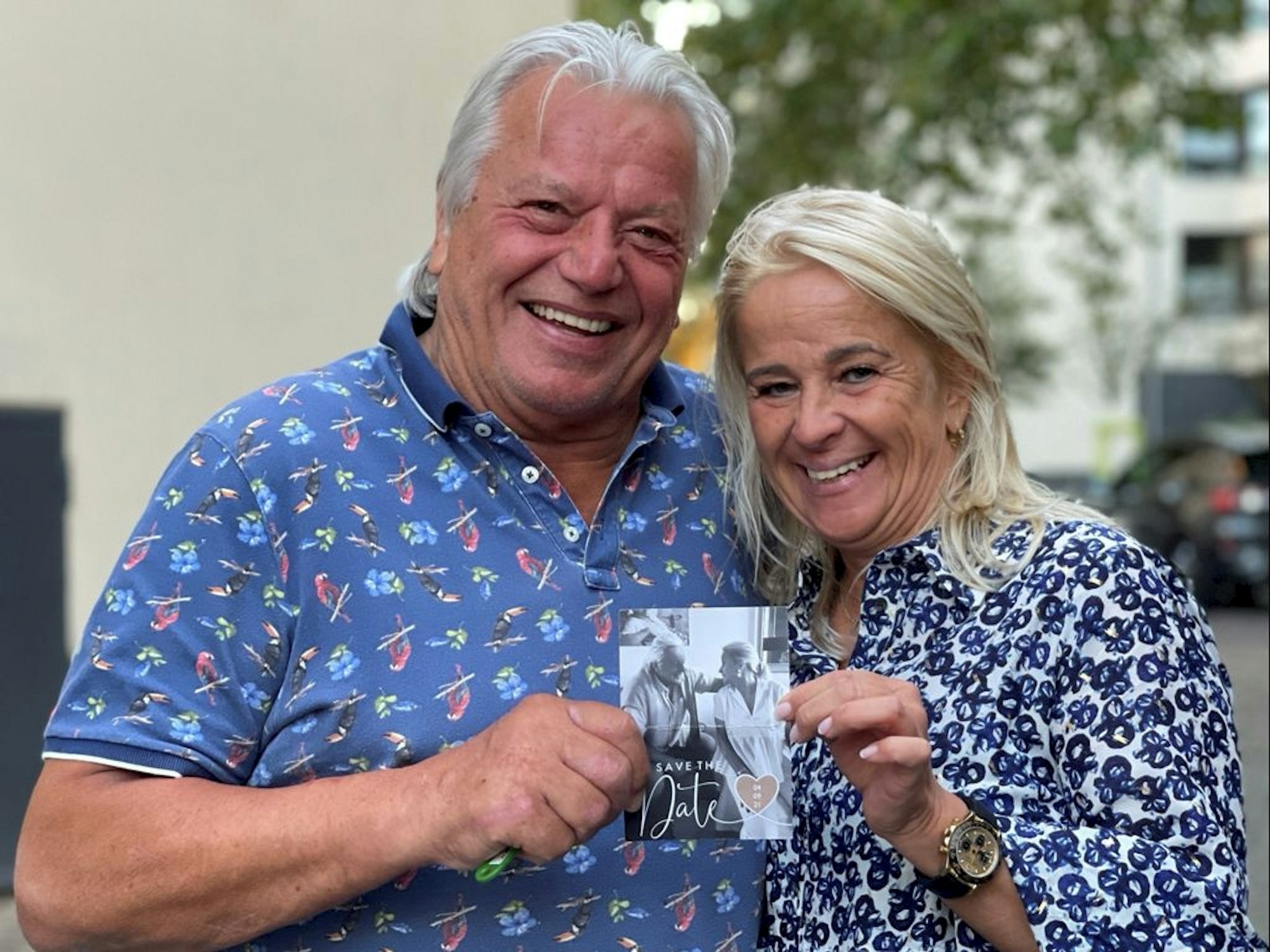 Peter Olligschläger und seine Ute.