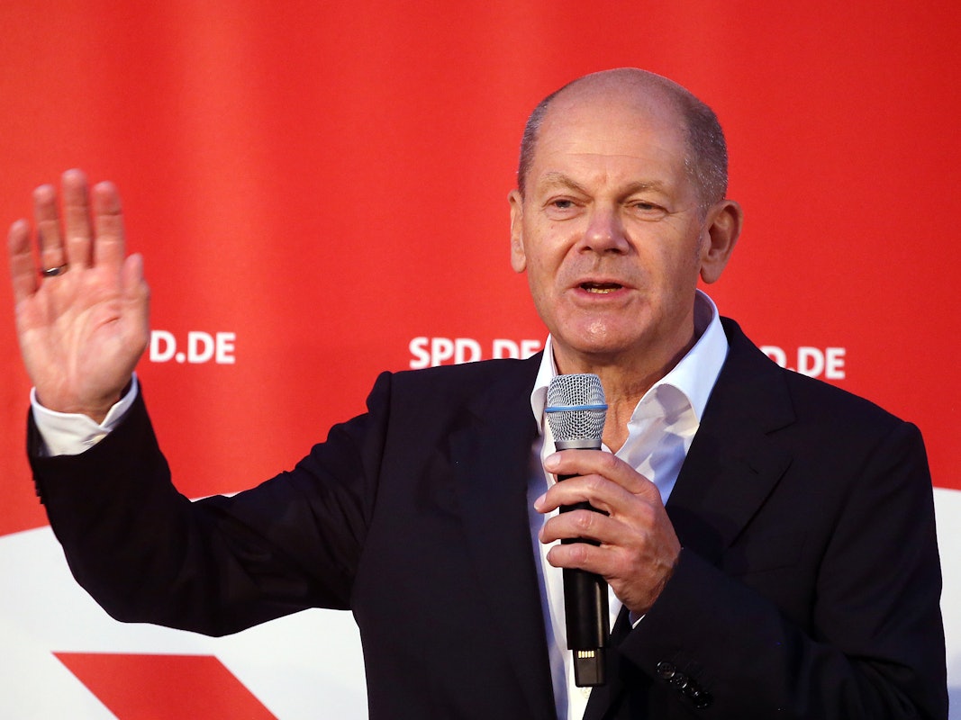SPD-Kanzlerkandidat Olaf Scholz (hier am 03. September in Berlin) hat mit ungewöhnlichen Worten für das Impfen gegen Covid-19 geworben.