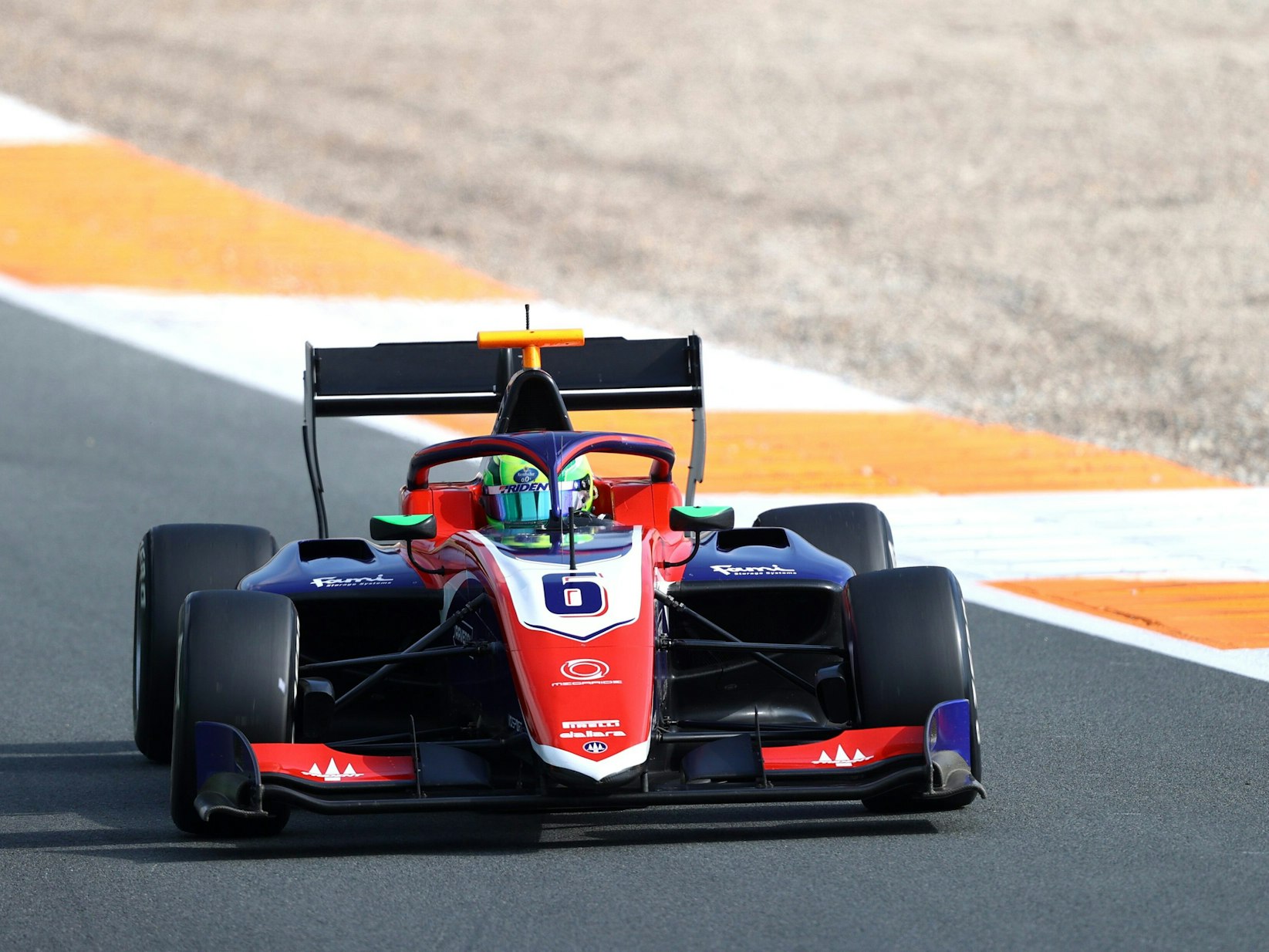 David Schumacher (Trident-Pilot) in Zandvoort.