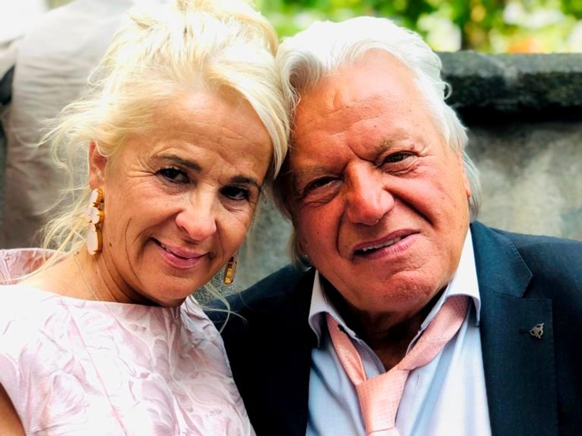Hochzeitsfoto von Peter Olligschläger und seiner Ute.
