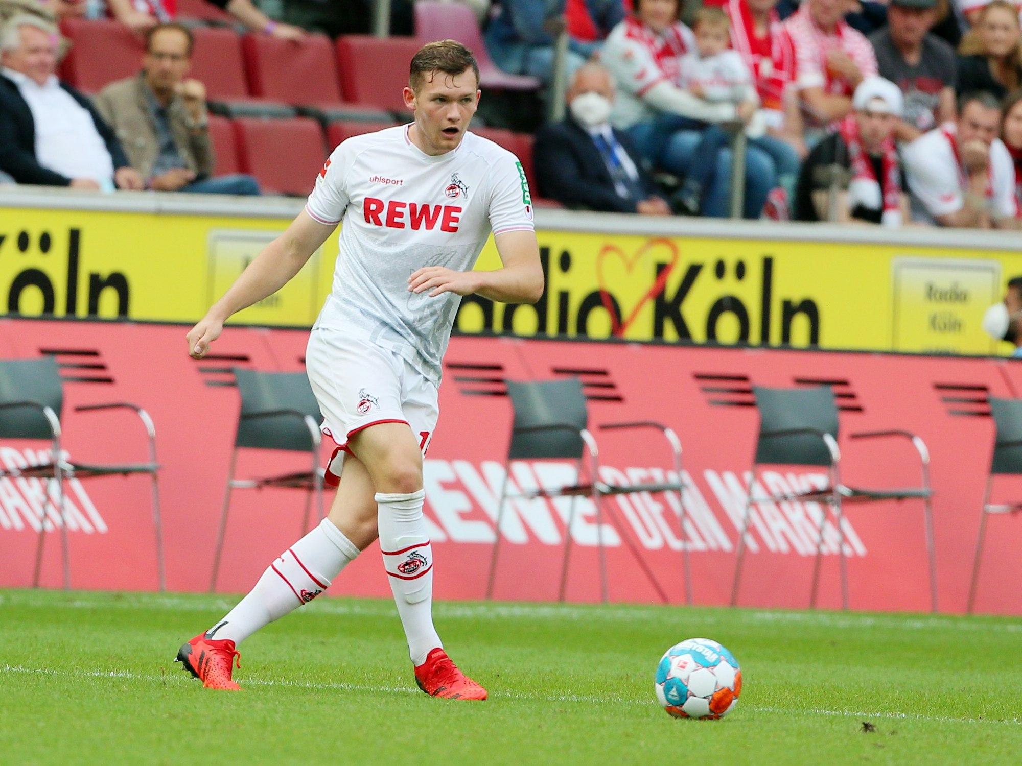 Luca Kilian in seinem ersten Spiel für den 1. FC Köln