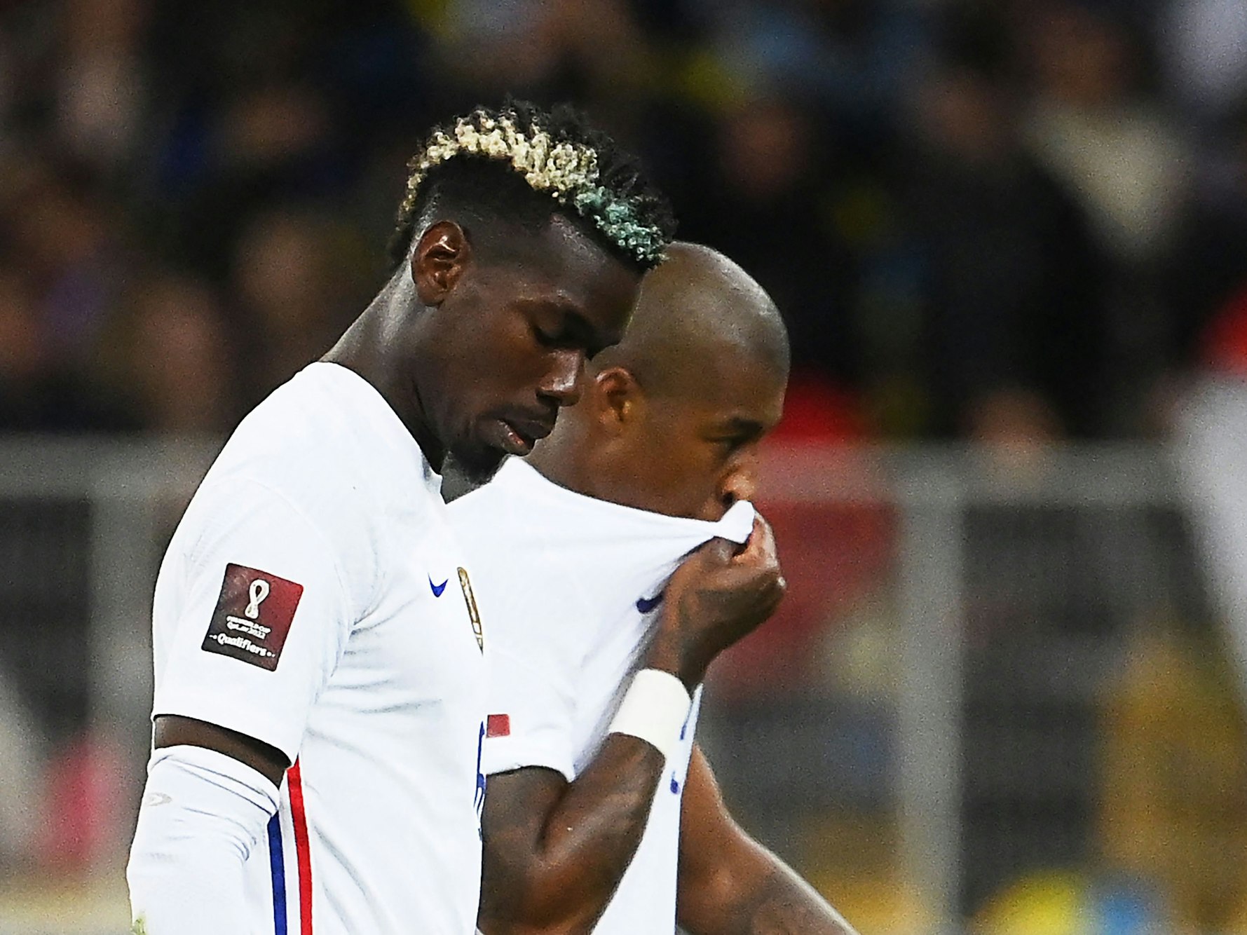 Paul Pogba (L) und Presnel Kimpembe
