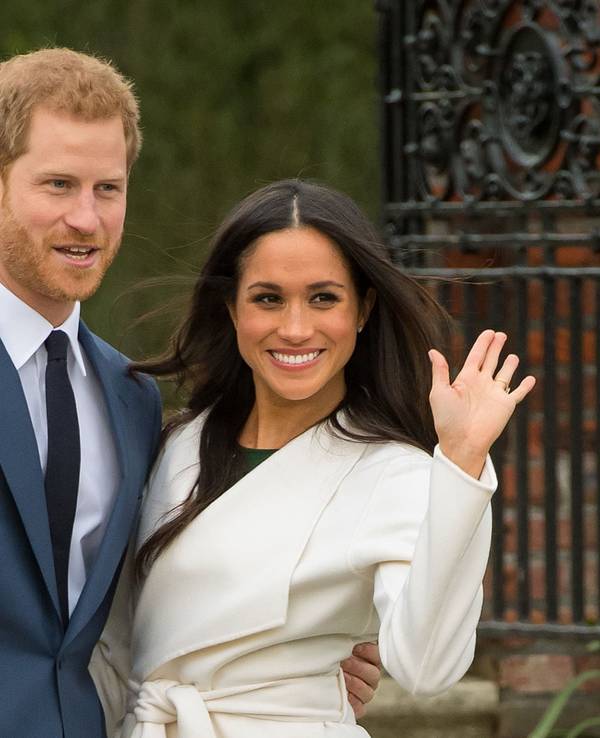 Der britische Prinz Harry und die US-amerikanische Schauspielerin Meghan Markle nach Bekanntgabe ihrer Verlobung.