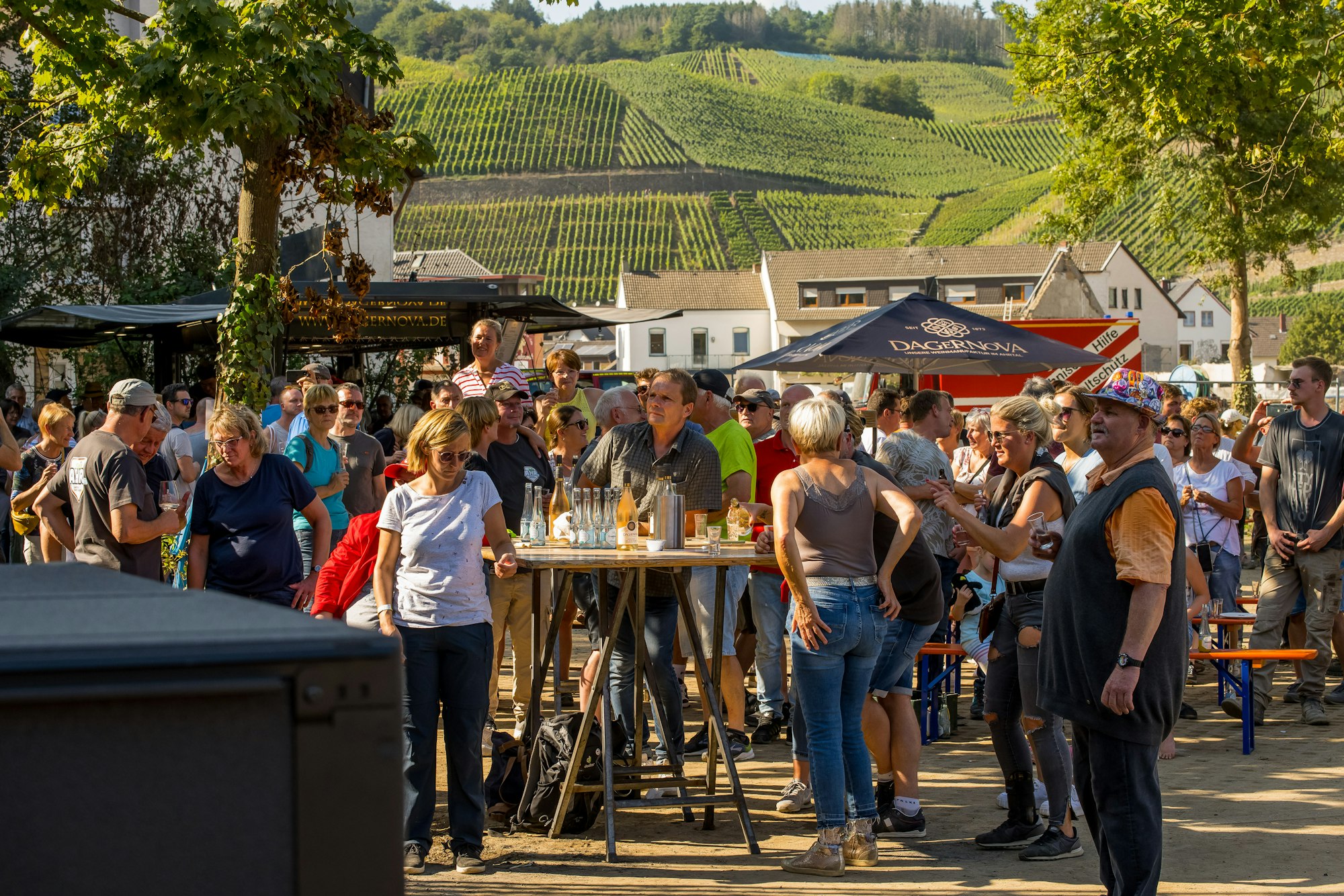 Das Publikum in Dernau am 5. September 2021.