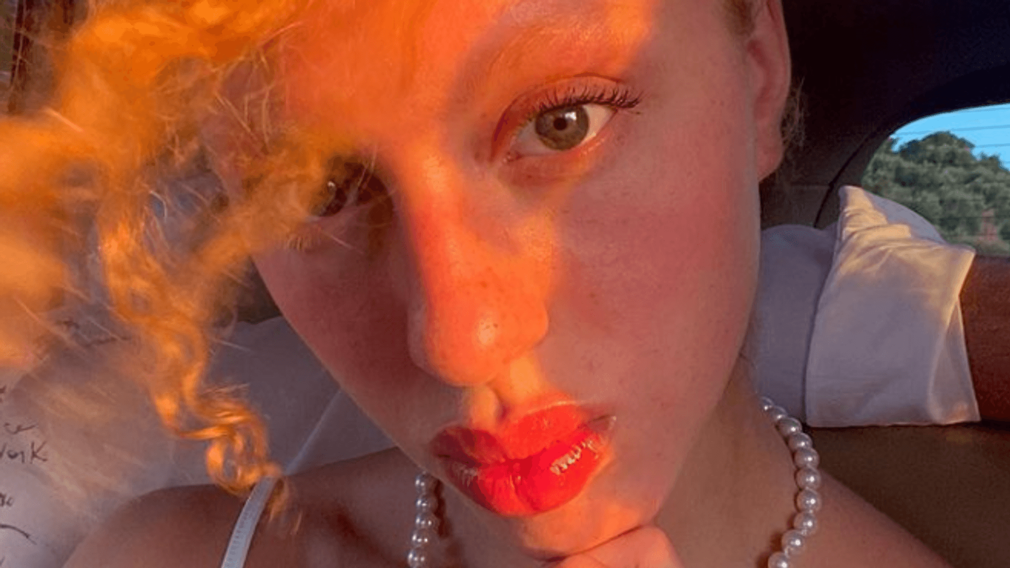 Selfie von Anna Ermakova vom 30. Juli 2021. Gescreenshotet am 07. September zum Zwecke der Berichterstattung.