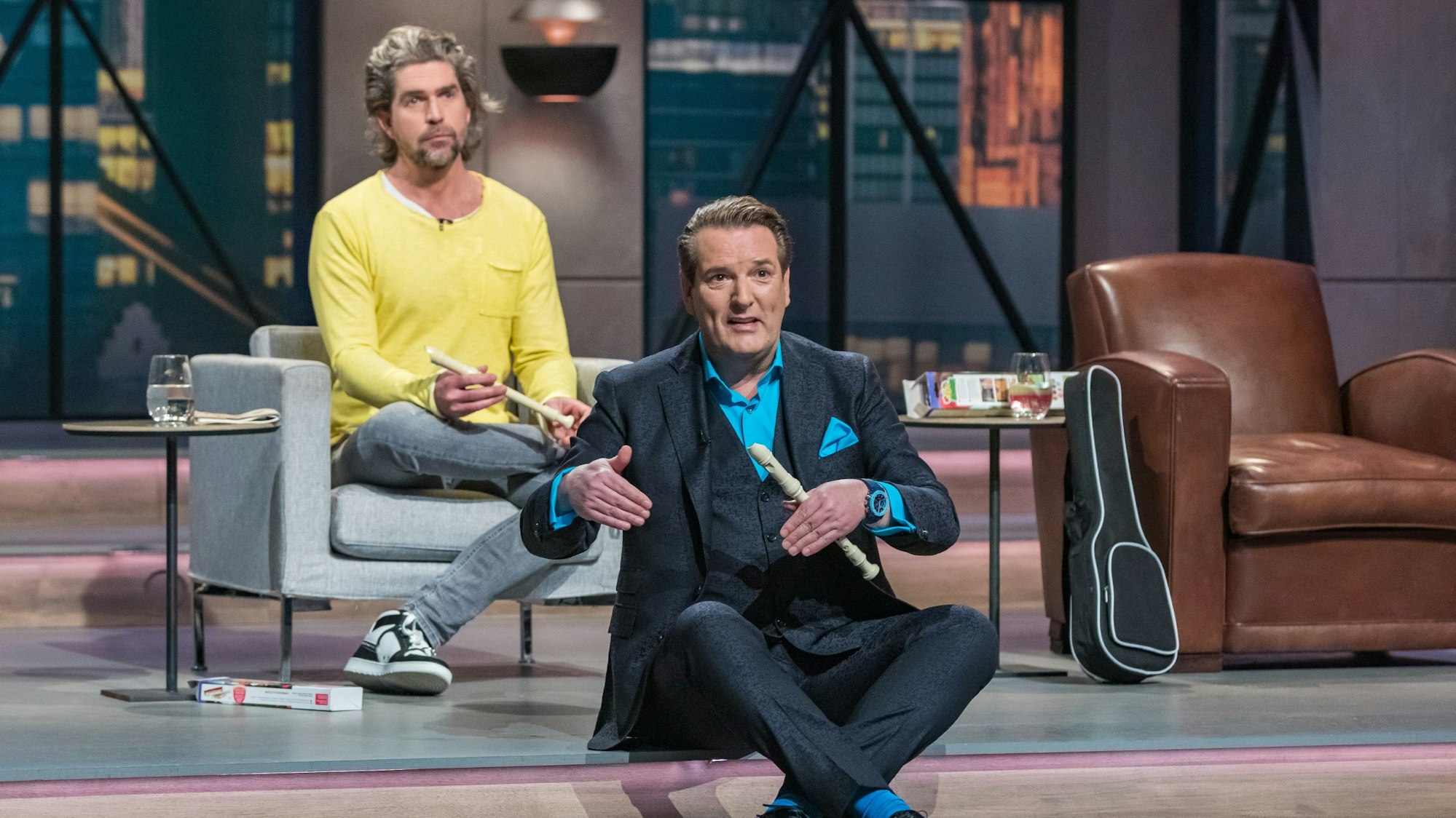 Foto von „Die Löwen“ Nils Glagau und Ralf Dümmel vom 06. September 2021 gedownloadet von TVNOW