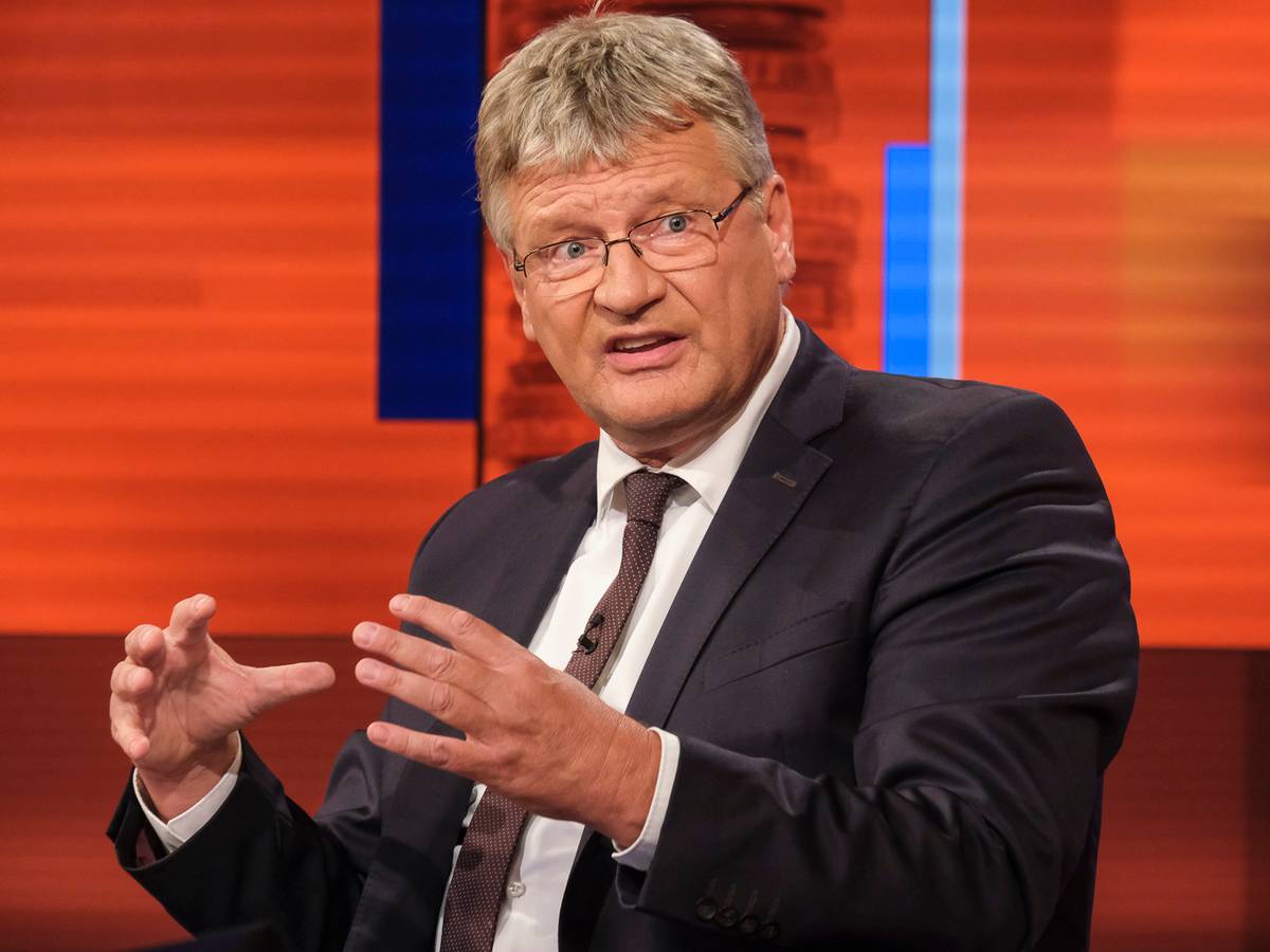 AfD-Bundessprecher Jörg Meuthen wurde bei „Hart aber fair“ am Montag (6. September) nach einem Konter von Moderator Frank Plasberg plötzlich kleinlaut.