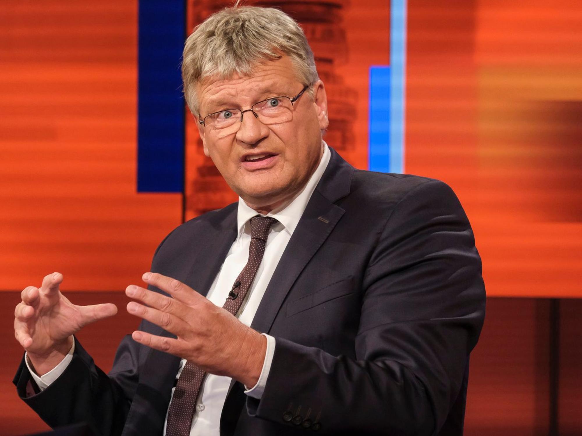 AfD-Bundessprecher Jörg Meuthen wurde bei „Hart aber fair“ am Montag (6. September) nach einem Konter von Moderator Frank Plasberg plötzlich kleinlaut.