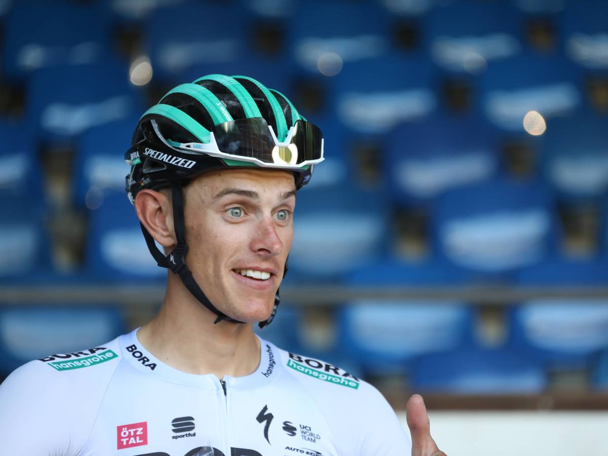 Nils Politt auf der Albert-Richter-Radrennbahn in Köln