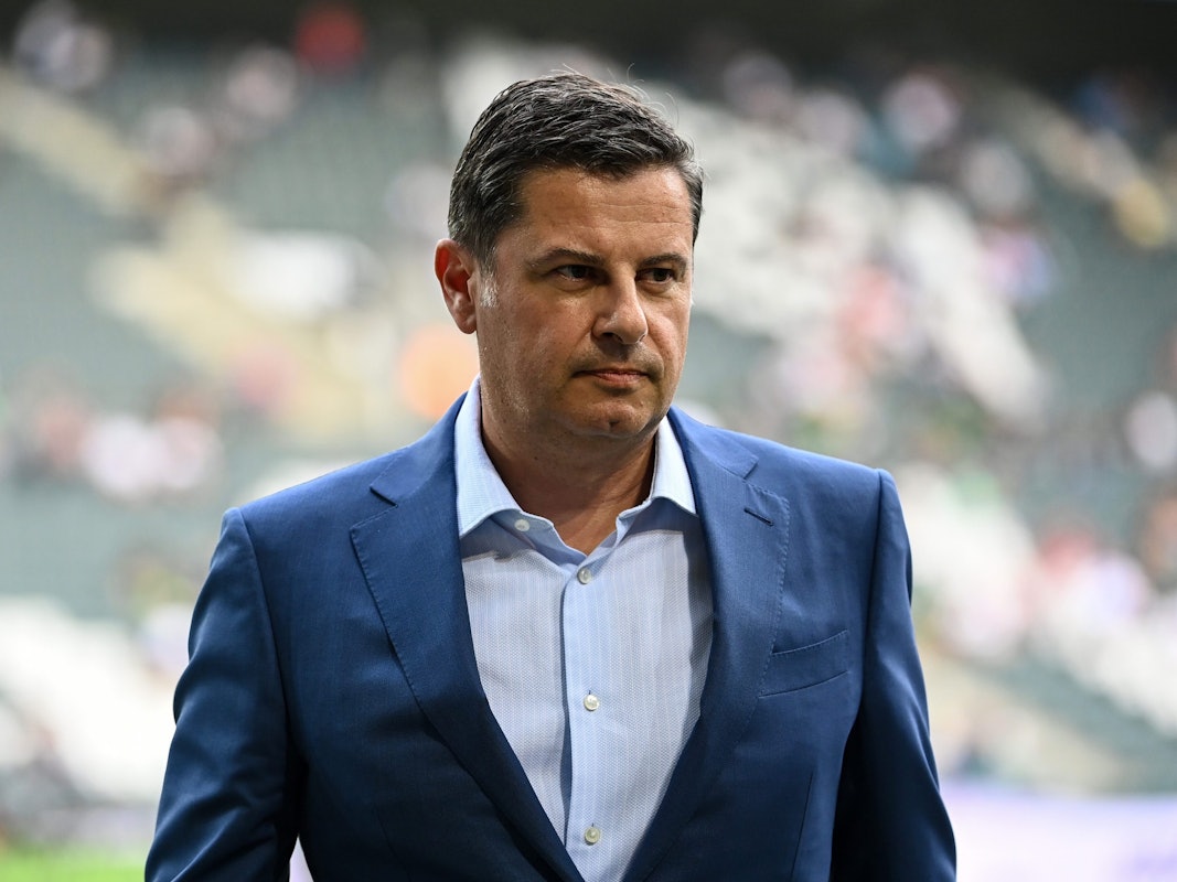 DFL-Chef Christian Seifert im Stadion von Borussia Mönchengladbach