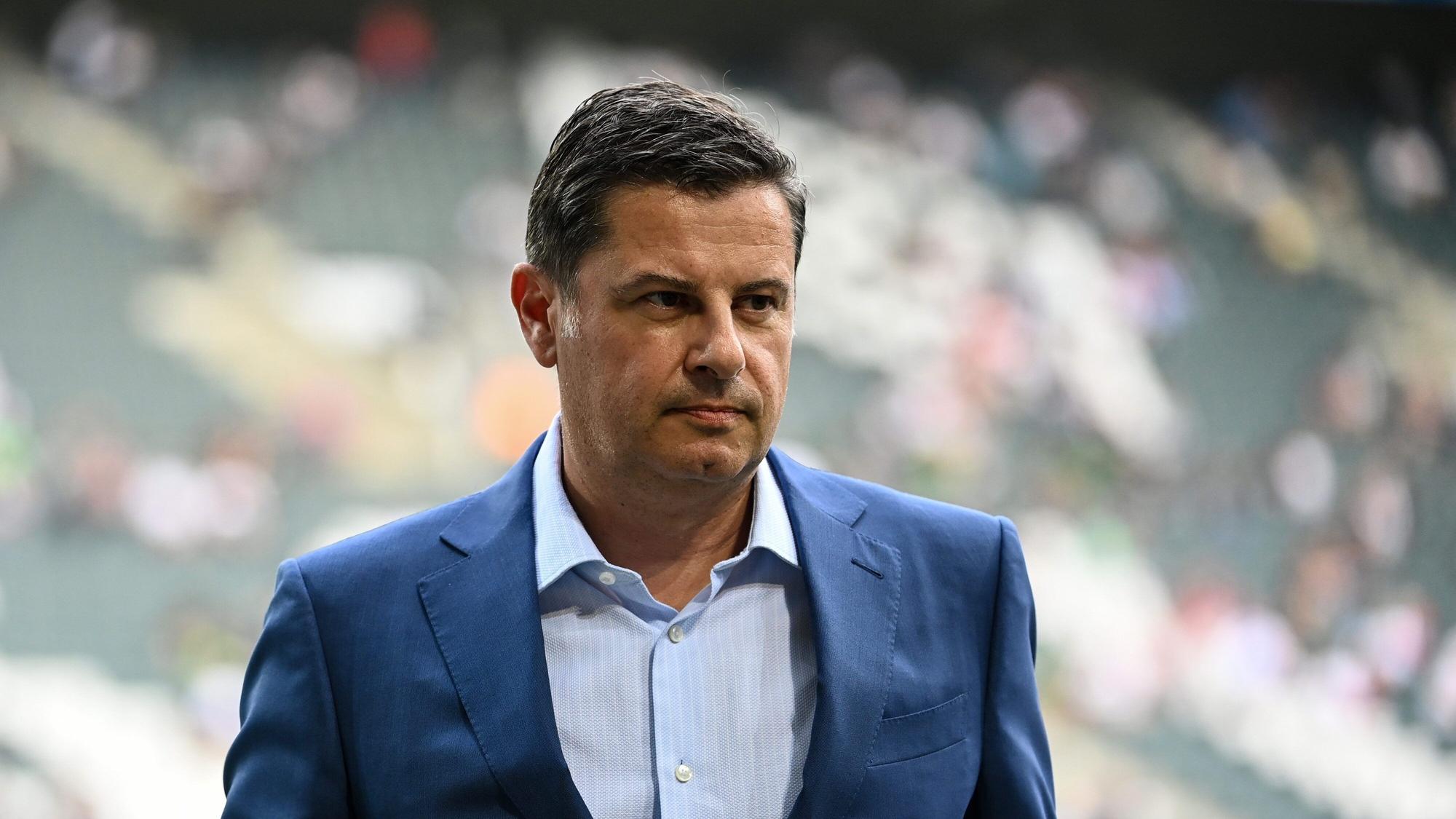 DFL-Chef Christian Seifert im Stadion von Borussia Mönchengladbach