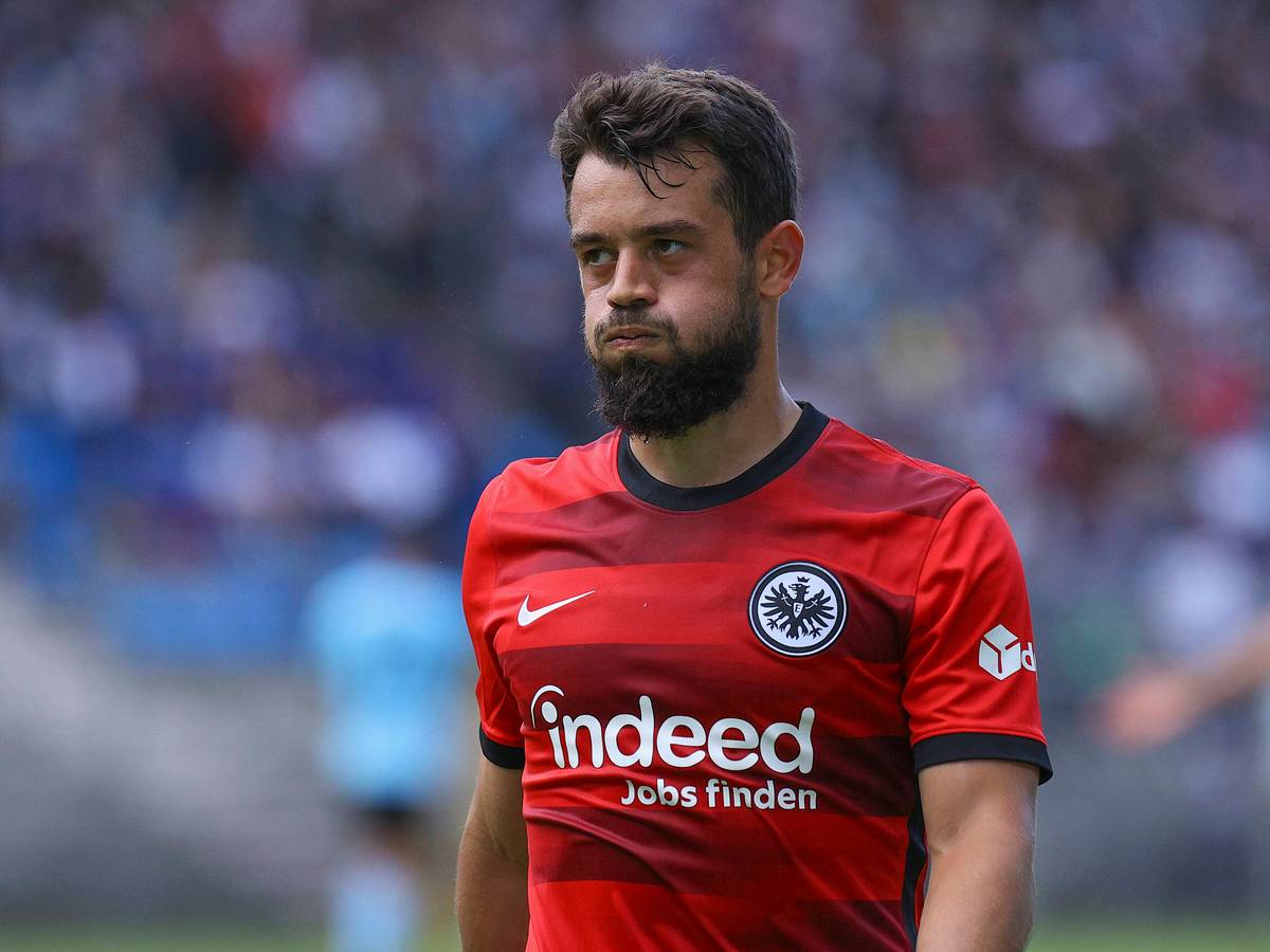 Frankfurts Amin Younes beim Pokalspiel gegen Waldhof Mannheim.