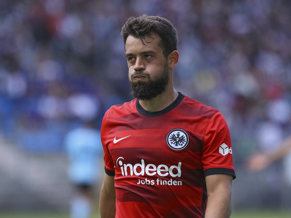 Frankfurts Amin Younes beim Pokalspiel gegen Waldhof Mannheim.