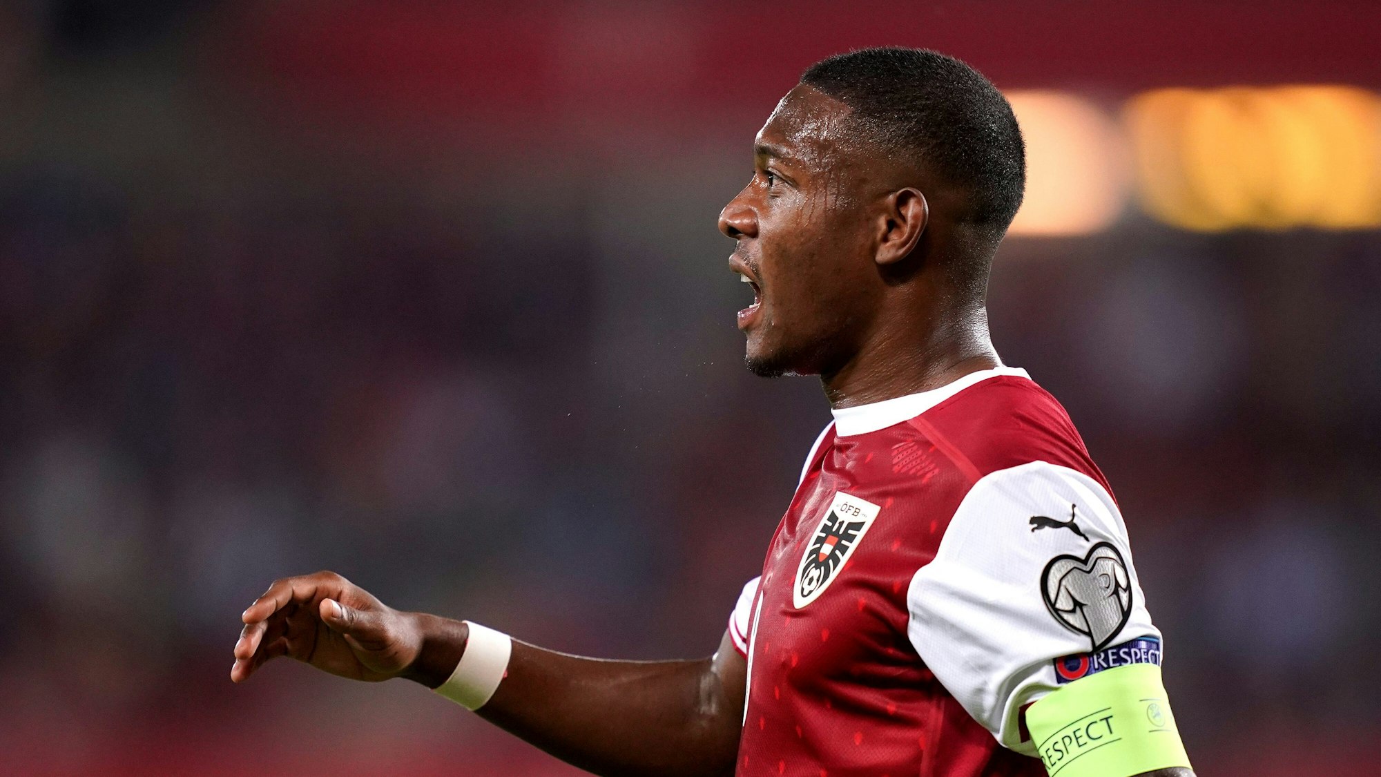 David Alaba im Spiel gegen Schottland