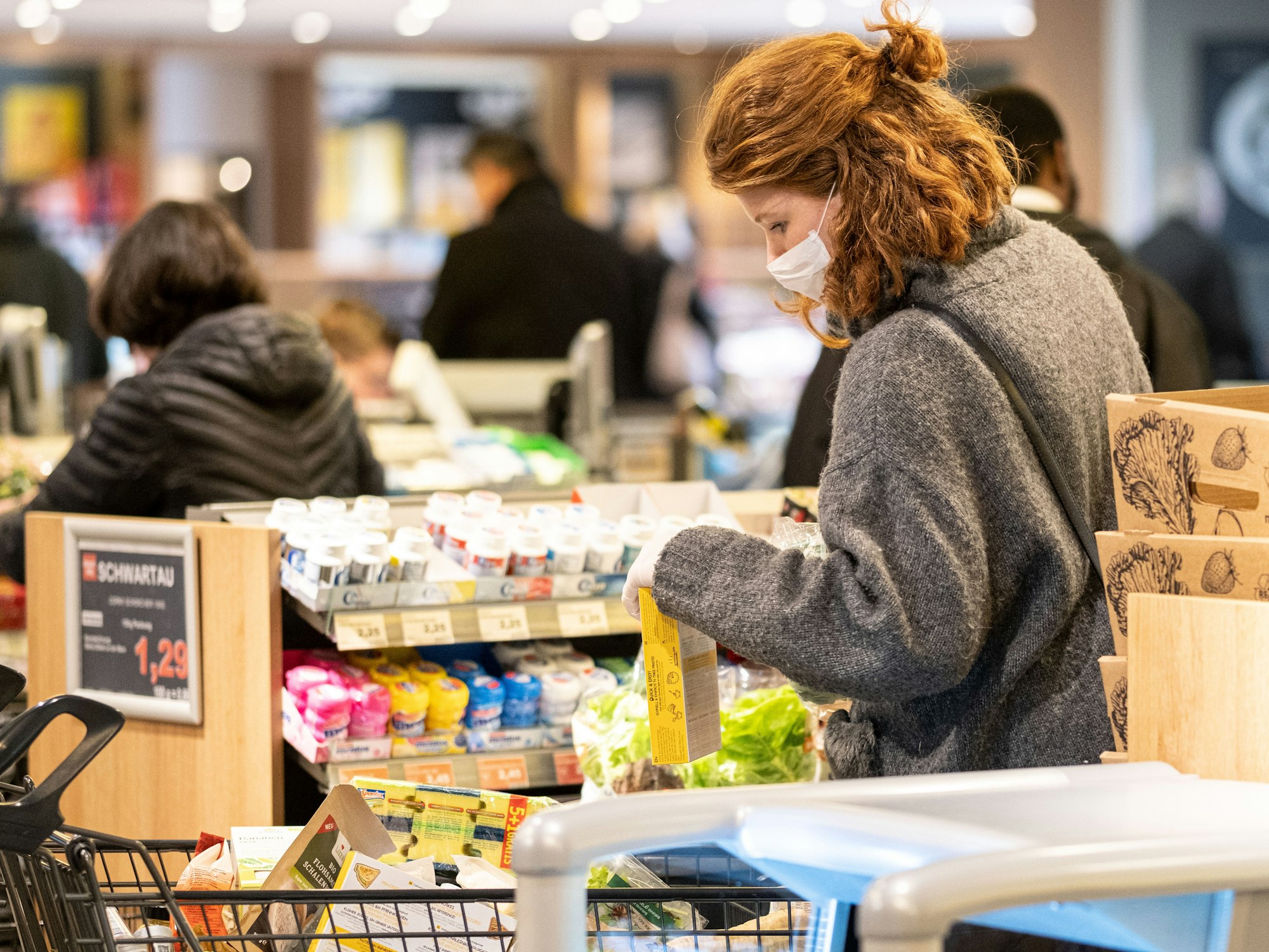 Rückruf bei Edeka und Netto: Ein Produkt aus dem „Gut und günstig“-Sortiment ist betroffen. Das Symbolbild wurde im Jahr 2020 in Hannover aufgenommen