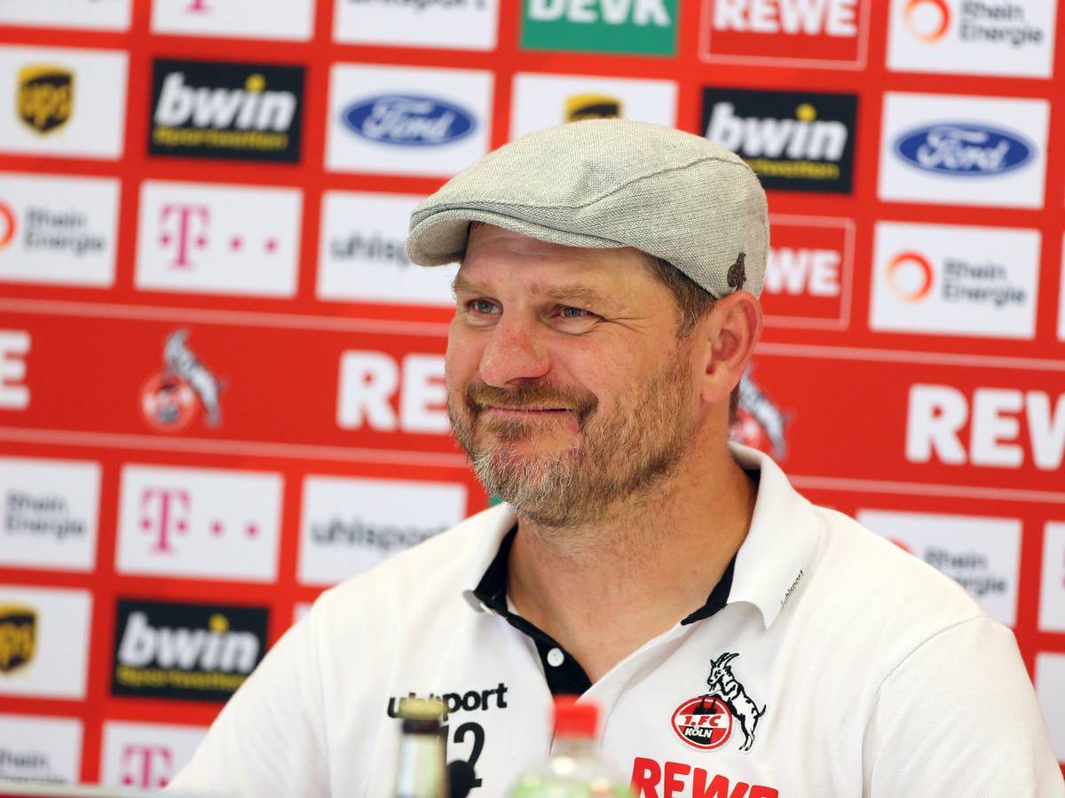 Pressekonferenz des 1. FC Köln mit Steffen Baumgart