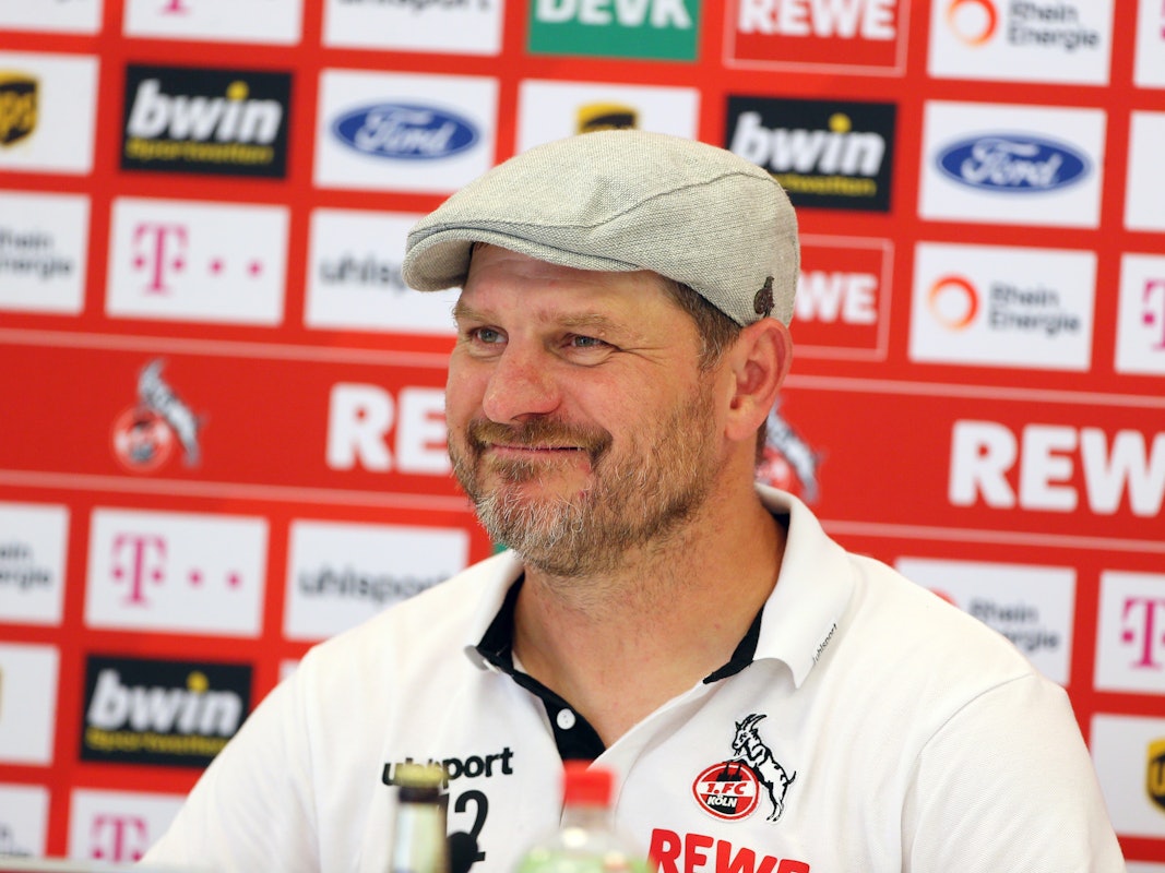 Pressekonferenz des 1. FC Köln mit Steffen Baumgart