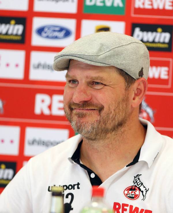 1. FC Köln 1. FC Köln, Pressekonferenz zum Auswärtspiel in Freiburg mit Steffen Baumgart