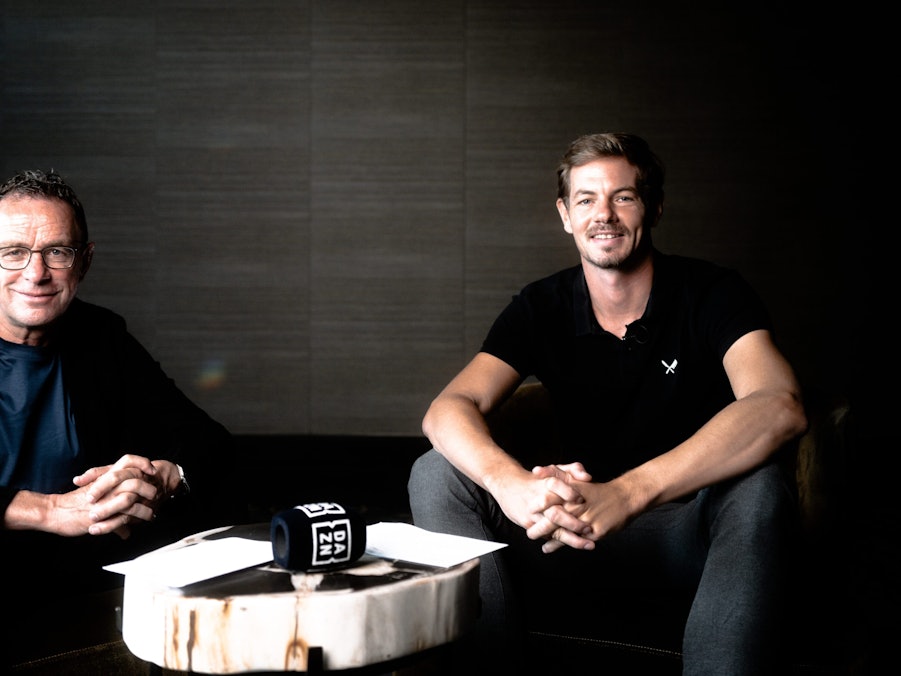 Ralf Rangnick und Alex Schlüter arbeiten nun beide für DAZN