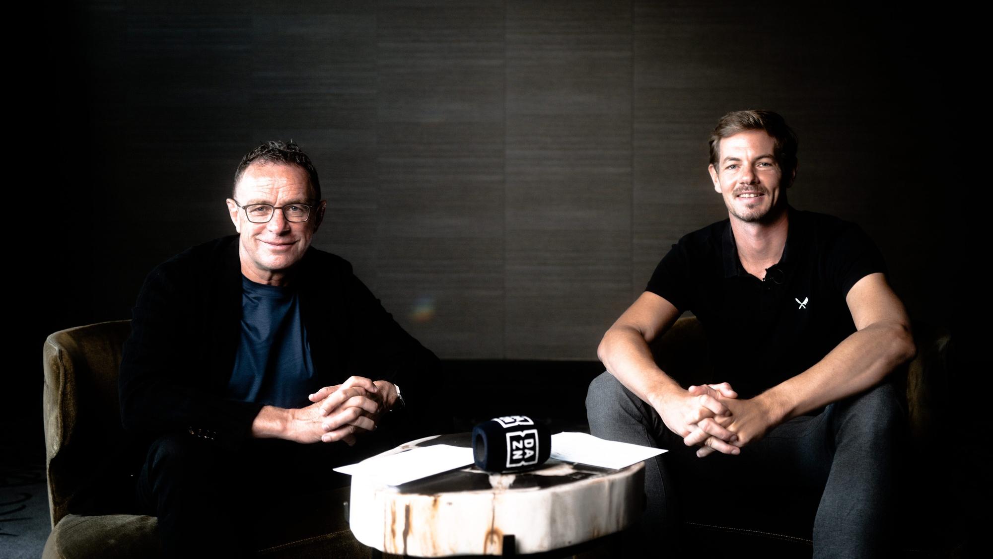 Ralf Rangnick und Alex Schlüter arbeiten nun beide für DAZN