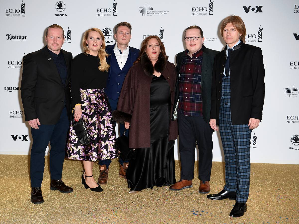 Die Kelly Family im April 2018 bei der 27. Verleihung des Deutschen Musikpreises Echo.