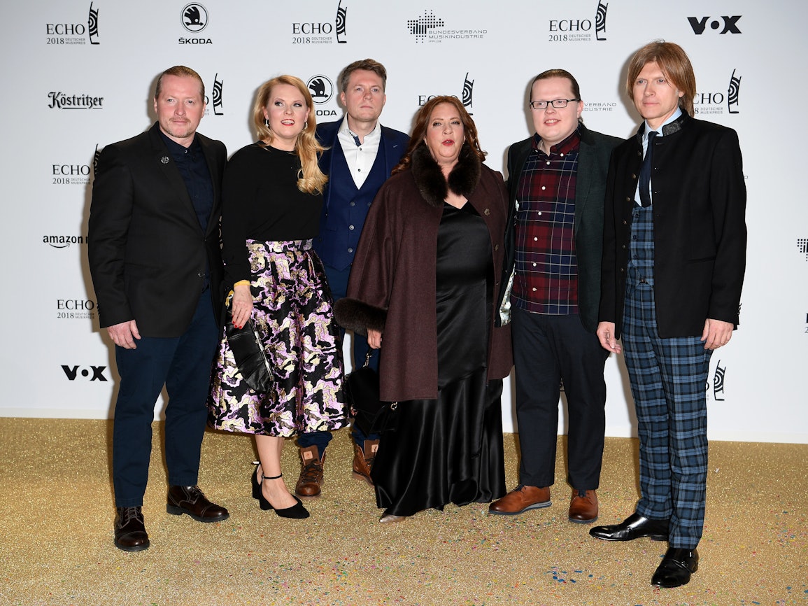 Die Kelly Family im April 2018 bei der 27. Verleihung des Deutschen Musikpreises Echo.
