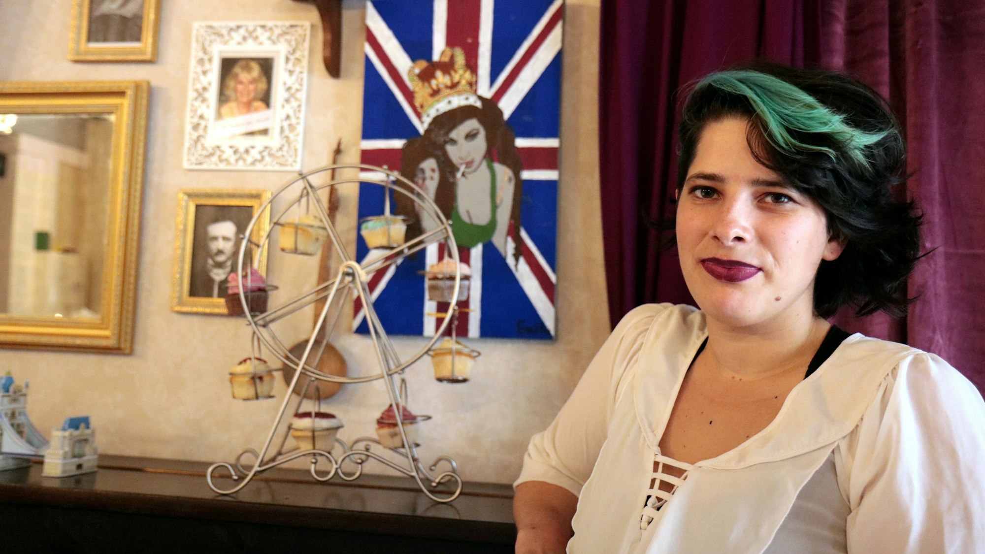 Köln: Royal Cupcake Inhaberin Leonie Schlüter.