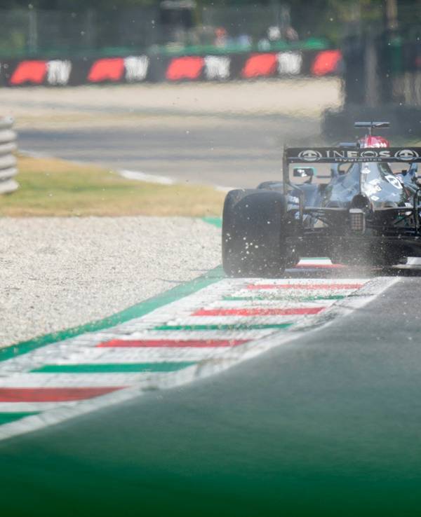 2. Freies Training in Monza: Lewis Hamilton (Mercedes).