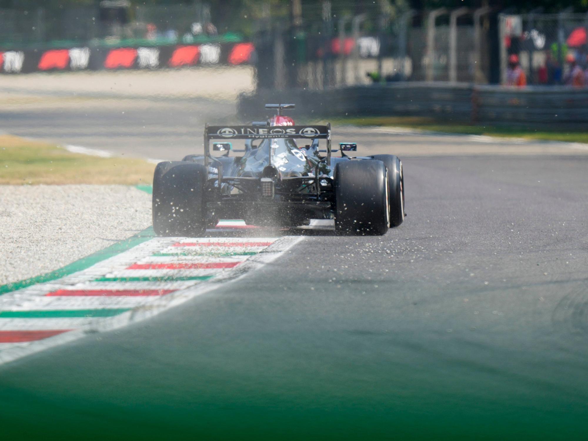 2. Freies Training in Monza: Lewis Hamilton (Mercedes).