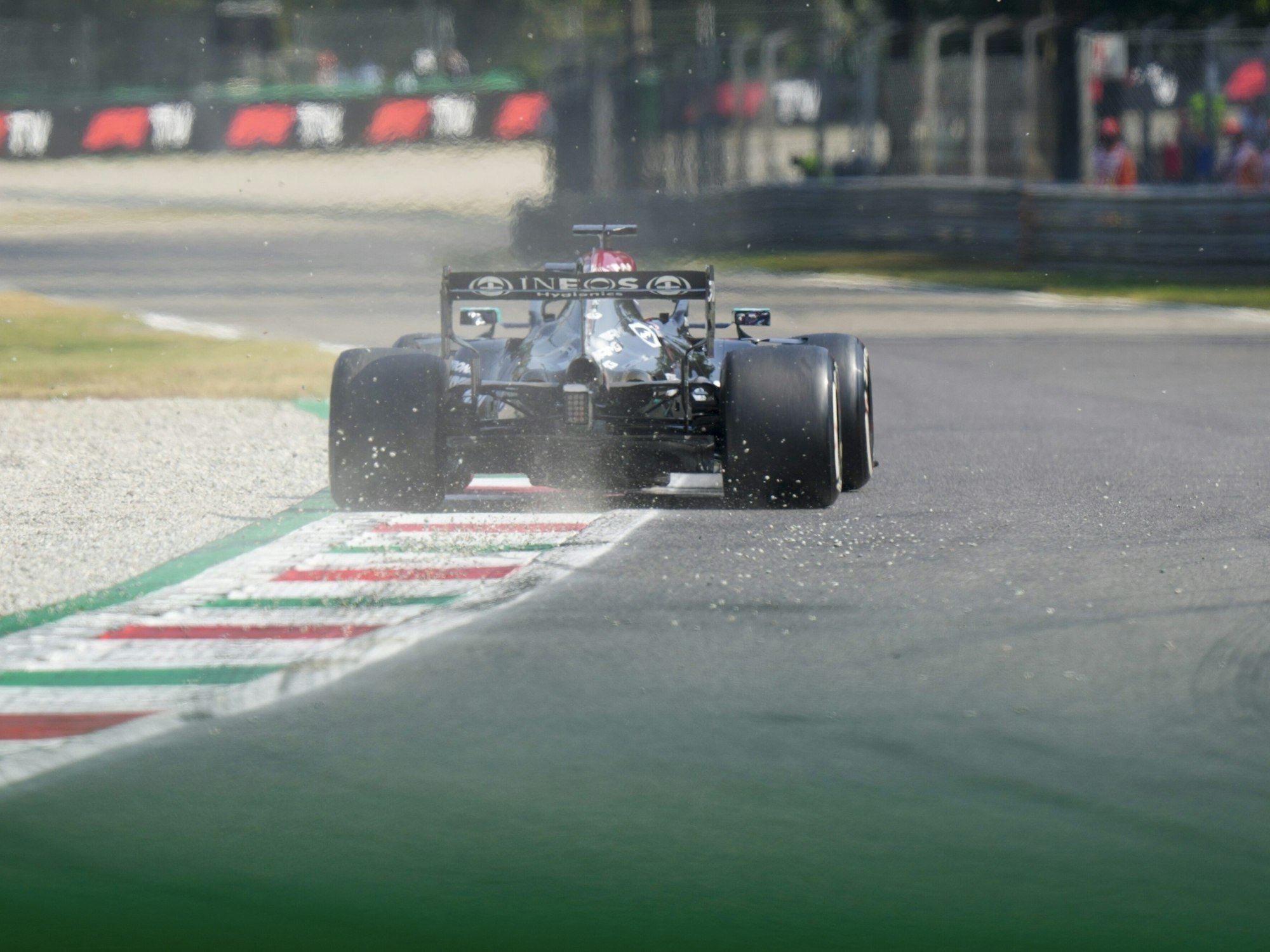 2. Freies Training in Monza: Lewis Hamilton (Mercedes).