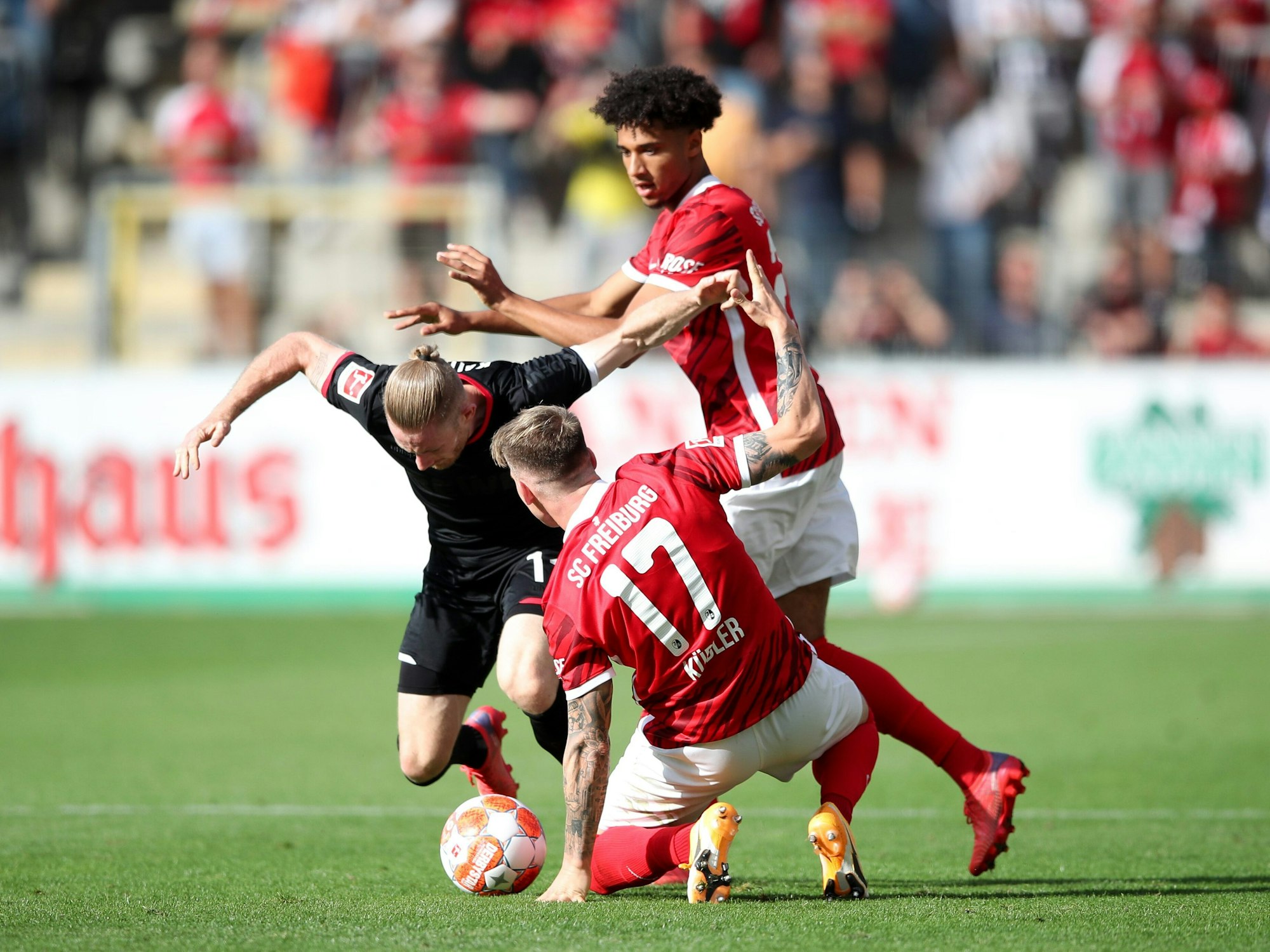 Florian Kainz beim Spiel SC Freiburg gegen 1. FC Köln.